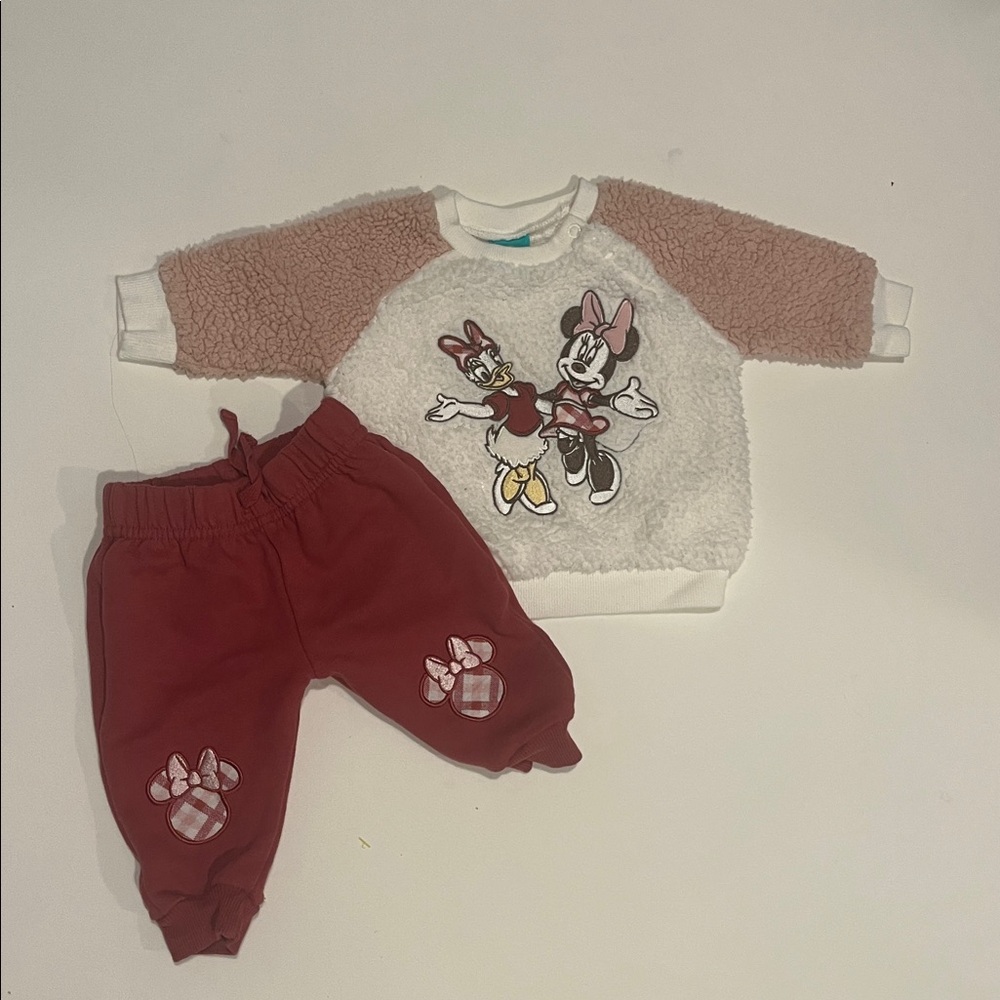 Disney Baby Minnie and Daisy clothing set 0-3 months Daisy Minnie